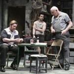 Ron Eldard, Freddy Rodriguez and bill Smitrovich in American Buffalo, directed by Randall Arney at geffen Playhouse (photo by Michael Lamont)