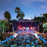 Humphreys Concerts venue with new Lexus scrims 2010